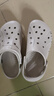 卡骆驰（CROCS）洞洞鞋贝雅男鞋女鞋轻便耐磨一脚蹬拖鞋休闲鞋|10126 卵石色-2V3 36 /37(220mm) 实拍图