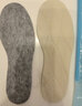 法戈菲2双装冬季保暖鞋垫男羊毛毡加绒加厚舒适透气吸汗不闷脚可水洗 【压缩羊毛款】加厚保暖-白色2双装 42码 实拍图
