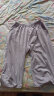 秋鹿睡衣女士夏季纯棉圆领印花短袖七分裤休闲可外穿家居服套装 紫色17（升级版） XL 晒单实拍图