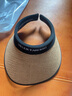 霏斯诗町网红空顶防晒通用夏紫外线大沿骑车遮阳草帽遮全脸草编太阳帽子 卡其 实拍图