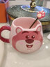 迪士尼（Disney）草莓熊水杯陶瓷马克杯高颜值咖啡杯学生生日礼物家用办公伴手礼盒 草莓熊大肚杯礼盒 实拍图