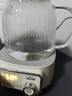 美的（Midea）花漾0胶水全玻璃养生壶 多功能煮茶壶 母婴烧水壶 恒温电热水壶 全自动一体煮茶器1.2L YS12B302J 实拍图