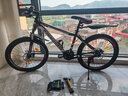 金武端自行车成人山地车公路赛车单车骑行变速超轻越野中学生初中青少年 旗舰版-辐条轮-黑红色 24寸21速 实拍图