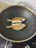 赫巴兹（HZIB）德国不粘锅316不锈钢炒锅炒菜锅具少油烟平底炒锅电磁炉燃气通用 双面屏+全钢盖内径32外径 34cm 实拍图