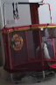 曼迪卡威（Mdikawe）蹦蹦床室内家用儿童宝宝弹跳跳床小孩玩具成人健身六一儿童节礼物 1.4米 扶手单杠款红承重700斤 加厚护网/吸盘静音防滑腿 实拍图