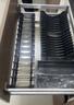 悍高（HIGOLD）拉篮厨房橱柜 抽屉式双层碗篮置物架 不锈钢调味碗碟篮 【热卖】800柜 2层L系列方管套装 实拍图