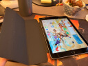 CangHua ipad air2/1保护套 iPad6/5保护壳9.7英寸苹果平板电脑三折支架超薄全包防摔皮套 CK21-黑色 晒单实拍图