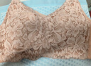 都市丽人大码内衣女无钢圈聚拢薄款胸罩透气调整型蕾丝文胸2B321X 实拍图