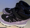 Skechers斯凯奇儿童绒绒靴雪地靴保暖男童棉鞋防寒加绒高帮女童靴660092L 女童/黑色/薰衣草色/BKLV 37 实拍图