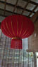 多美忆大红灯笼2个装元旦装饰新年灯笼大门户外宫灯挂饰80#无字金边 实拍图