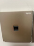 罗格朗（LEGRAND）开关插座面板 仕典米兰金无边框 一位电脑/网络插座（超五类） 实拍图