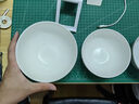 华光 陶瓷 面碗汤碗碟盘筷勺 高档骨瓷餐具家用 结婚瓷器 花好月圆 5英寸碗【单只】 实拍图
