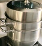 美厨（maxcook）蒸锅 304不锈钢30CM三层蒸锅 加厚复底汤锅 燃气电磁炉通用 实拍图