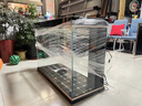 森森（SUNSUN）大型鱼缸底过滤水族箱客厅家用落地玻璃生态金鱼缸 超白款升级底滤 1米长42cm宽（黑白可选） 实拍图