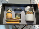 苏氏陶瓷（SUSHI CERAMICS）手绘釉画彩千里江山手抓壶礼盒套装中国风文创伴手礼 实拍图