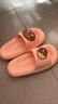 利达妮（TZLDN）踩屎感拖鞋女士夏季外穿户外防滑室内家居家用情侣洗澡厚底凉拖女 芭蕾粉 36-37 (适合35-36码) 实拍图
