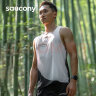 Saucony索康尼熊猫背心吸湿排汗男女运动背心轻薄成都城市款跑步背心 白色(男款) XL 实拍图