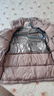雅鹿三防短款羽绒服女冬免洗户外休闲蓄热保暖连帽加厚面包服外套 烟雾紫 S 【推荐90-110斤】 实拍图