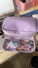 库洛米笔袋大容量小学生女生文具盒高颜值2024新款铅笔盒初中生男女孩儿童文具袋考试用学习用品 【学习进阶套装】紫色-送贴纸+玩偶+吊坠+刷题笔 实拍图