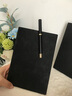 佐澜哲 教师节礼物A5商务笔记本本子礼盒可定制高颜值记事本文具送男女老师伴手礼企业会议记录本 黑色 实拍图