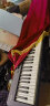 卡西欧（CASIO）电钢琴EPS130黑色电子数码钢琴88键重锤初学单机+木琴架+礼包 实拍图