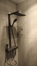 箭牌（ARROW）K550淋浴花洒套装枪灰琴键四功能花洒增压方杆巨幕顶喷AE34913GGW 实拍图