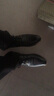 奥尔彼 皮鞋男商务休闲尖头正装鞋男士透气韩版英伦潮流黑色工作男鞋 黑色内增高 有金属边 42 实拍图