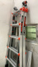 雷都捷特（LittleGiant）美国小巨人梯子家用人字梯伸缩梯加厚铝合金梯多功能工程直梯楼梯 16522（人字2.6m，直梯5.2m） 晒单实拍图