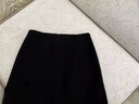 她池高腰半身裙2025秋装新款女装时尚直筒开衩中长款裙子 实拍图