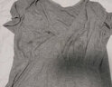 摩登孕妈哺乳睡衣裙带胸垫夏季薄款产后喂奶大码家居服孕妇月子服6588灰XL 实拍图
