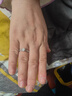 喜钻现货闪发-铂金钻戒女求婚结婚钻石戒指六爪婚戒送女友生日礼物 【时尚婚戒】共60分IJ色SI 实拍图