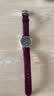 天梭（TISSOT）【官方授权店】 瑞士手表 新款卡森臻我系列1853石英小美人女表 酒红色皮带T122.210.16.373.00 实拍图