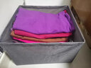 友纳衣柜衣服收纳箱家用衣物裤子阳离折叠整理盒抽屉式布艺钢架储物筐 星空灰-50*44*32CM【加厚面料】 买一fa一【钢架支撑/耐用耐磨】 实拍图
