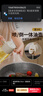 双枪油壶喷油壶 倒油喷油一体食用油玻璃油壶厨房家用不挂油 奶油白 实拍图