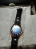 沃凯全自动机芯械男士手表高档日历石英表男款潮流时尚手表男名表 时尚款蓝面 实拍图