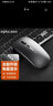 英菲克（INPHIC）M1P可充电无线鼠标【电量显示增强版】办公轻音 笔记本电脑家用2.4G 超薄便携 金属灰 实拍图