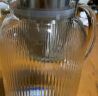青苹果硼硅耐热玻璃家用凉水壶玻璃扎啤壶条纹壶1.6L 实拍图