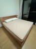源氏木语全实木床北欧风小户型卧室家具橡木床现代简约主卧1.5m1.8m双人床 原木色低铺夜光床斜靠版【橡木】 1800mm*2000mm  框架结构 实拍图