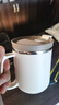 博曼斯304不锈钢马克杯水杯泡茶杯杯子茶水分离杯男女办公室保温咖啡杯 雅典白 不锈钢马克杯 实拍图