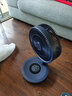 艾美特（AIRMATE）小风扇usb电风扇折叠伸缩台式办公室桌面充电扇立式小型便携式网红风扇 CM-RD20-1蓝色 实拍图