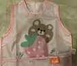 贝瑞加（Babyprints）宝宝画画衣婴儿吃饭围兜儿童反穿衣无袖罩衣 草莓甜心 实拍图