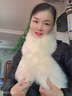 米诗德獭兔毛皮草围巾女秋冬真獭兔毛围脖冬季真皮真毛保暖大毛领 米色 实拍图