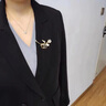 纪诗哲（GIEVSZHE）官方品牌郁金香胸针高档女西服新款配饰高端奢侈饰品生日礼物女 四叶郁金香浪漫胸针-高档胸花 实拍图