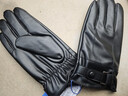 海澜之家（HLA）手套男秋冬季皮质时尚保暖触屏骑行摩托开车防风防寒户外 实拍图