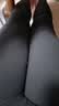 猫人阳离子保暖裤女10A抑菌高腰提臀秋裤女加厚加绒打底裤深灰XL 实拍图