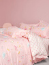 罗莱儿童（luolaikids）床上用品四件套纯棉女孩公主风全棉床单被套 1.5米床200*230cm 实拍图