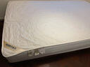 洁丽雅 GRACE100%新疆棉花填充纯棉床笠10A抗菌A类床罩床单床垫套防滑保护套 娴雅-白【A类抗菌100%纯棉】 120cm*200cm 【单床笠】 实拍图