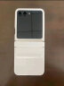 三星（SAMSUNG）Galaxy Z Flip5 原装手机壳 环保生态皮保护壳 折叠屏皮套 米白 晒单实拍图