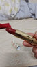古驰（GUCCI）口红金管滋润哑光碎花唇膏礼盒送女朋友老婆女友生日礼物女礼盒装 碎花505 复古珍妮特【礼盒装】 实拍图