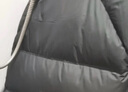 森马[轻松羽绒系列]三防羽绒服男冬季情侣纯色外套上衣 黑色（灰鸭绒） L 实拍图